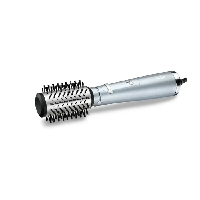BaByliss Hydro-Fusion Hydro Fusion Air Styler Cepillo de aire caliente Caliente Color aguamarina, Negro, Metálico 700 W 2,5 m
