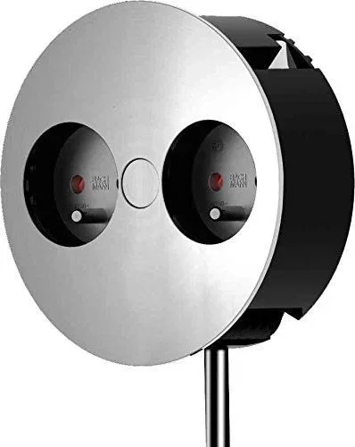 Bachmann 931002 Enchufe Schuko, Negro