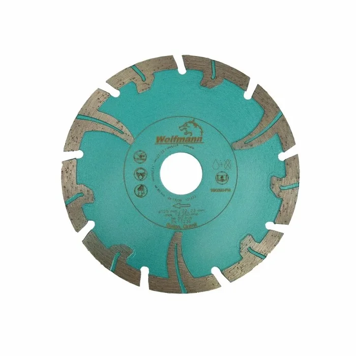 Baier, modelo BTO600FM125, Disco diamante para tejados, corte profesional de tejas y materiales de cubierta, 125mm para amoladoras angulares