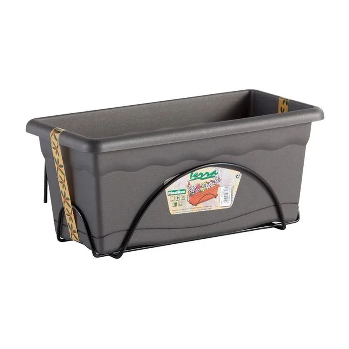 BALCONERA Plato Integrado 40X24CM + Soporte Antracita