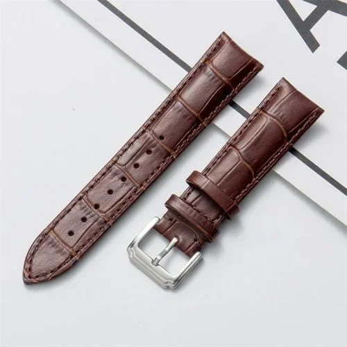 Banda de Reloj de Cuero de Ternero 24mm (Marrón)