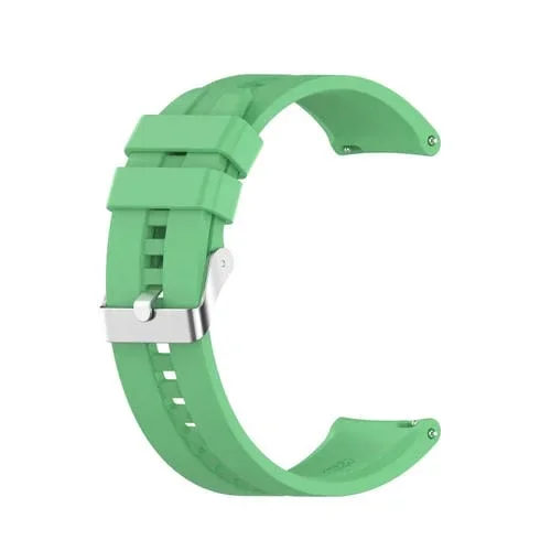 Banda de Reloj de Silicona Ticwatch Pro 3 con Hebilla de Acero Plateado (Verde Menta)