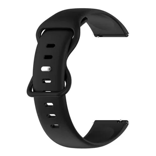 Banda de Reloj para Garmin Vivoactive 3 Música 20mm Silicona (Negro)