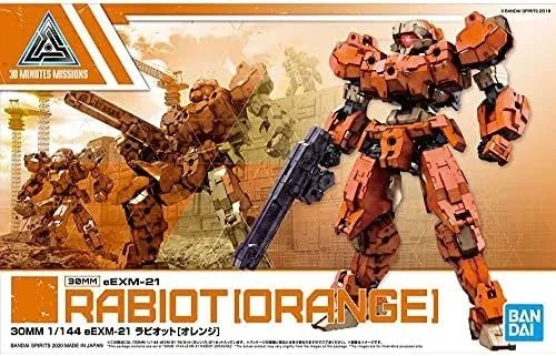 BANDAI 30 mm 30 Minutos Missions eEXM-21 Rabiot White 1/144 Escaleras Model Kit
