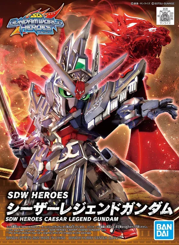 Bandai – SDW Heroes Caesar Legend Gundam – Model Kit