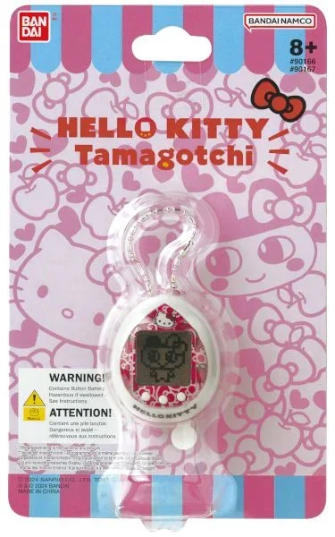 BANDAI Tamagotchi Hello Kitty (Cereza) 50 Aniversario Edición Especial (90166) | Mascota Virtual Coleccionable | Juegos Temáticos, Accesorios Exclusivos y Diseño Conmemorativo