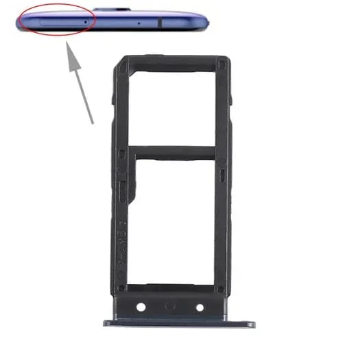 Bandeja Tarjeta SIM + Micro SD HTC U Play (Negro)