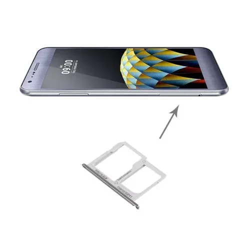 Bandeja Tarjeta SIM + Micro SD LG X Cam K580 (Plata)