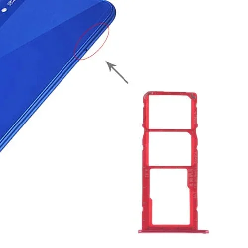 Bandeja Tarjeta SIM + Tarjeta Micro SD Honor Play 8A (Rojo)