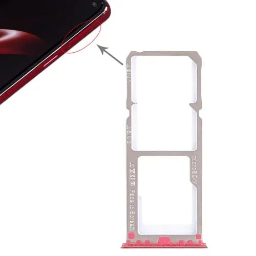 Bandeja Tarjeta SIM y Micro SD Oppo A3 2 (Rojo)