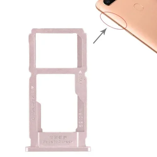 Bandeja Tarjeta SIM y Micro SD Oppo R11S Plus (Oro Rosa)