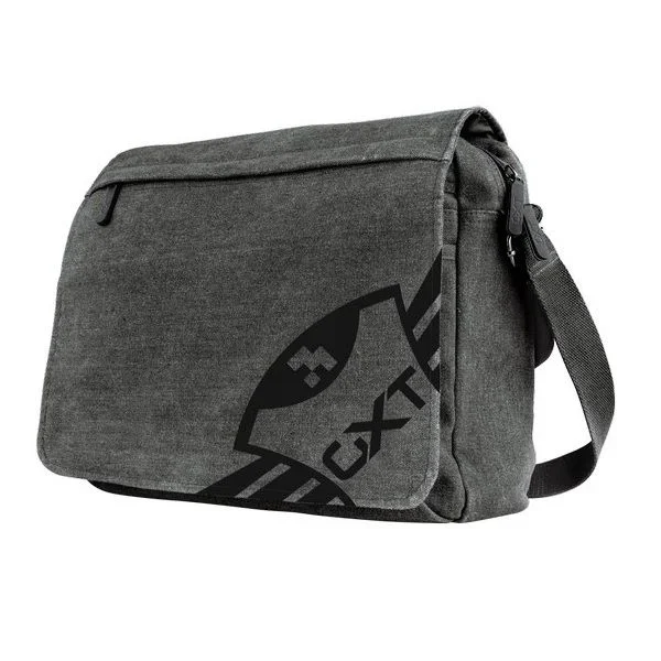 Bandolera trust gxt 1260 yuni messenger para portatil de hasta 15.6 reforzada de lona resistente 23241