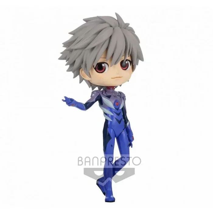 Banpresto BP18432 Figura Q Posket Kaworu Nagisa (Version B) Evangelion: New Theatrical Edition 14 cm, Multicolor