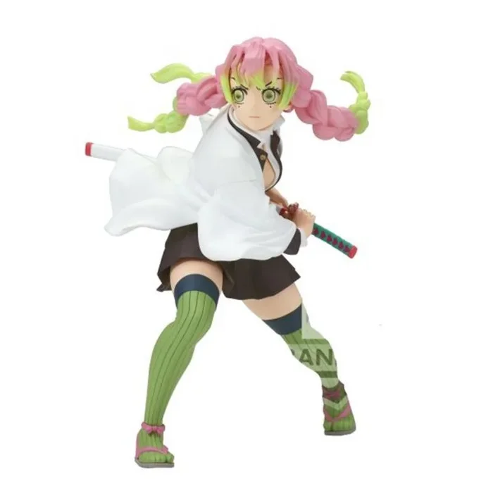 Banpresto BP88586P Mitsuri Kanroji Figura de Acción, Demon Slayer: Kimetsu No Yaiba, Vibration Stars, 13 cm, Multicolor