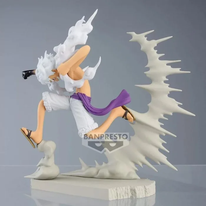 Banpresto BP89377P Figura de Accion Monkey D. Luffy Gear5 One Piece, Senkozekkei, 7 cm, Multicolor