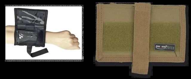 Barbaric Force Funda De Certificación Para Brazo De Nylon 10×15 Cm Coyote 34448