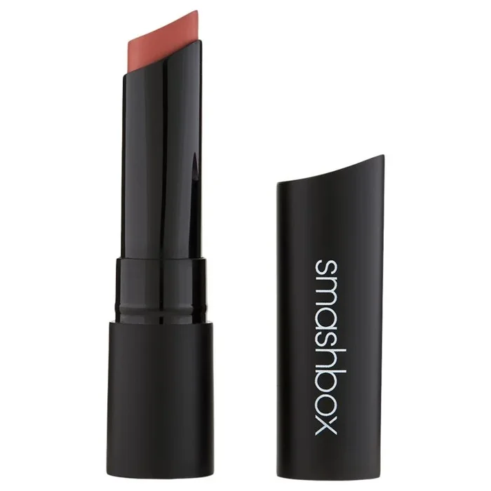 Barra de labios cremosa mate Smashbox Always On tono Besos rosa frío brillante fórmula hidratante y duradera textura suave 2 g