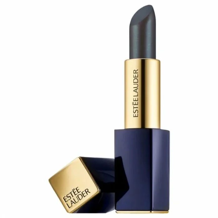 Barra de labios mate Pure Color Envy Nr. 450 Bolted Black, Estée Lauder, labial cremoso, acabado mate intenso, hidratación prolongada, color negro elegante, 3.5 g