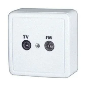Base antena TV-FM. Electro DH Empotrable. 10.516 8430552069774