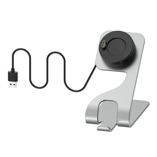 Base de Carga Magnética Rotatable para Garmin Instinct Tide (Gris)