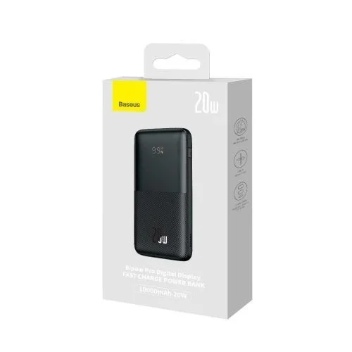Baseus Bipow Pro Polímero de litio 10000 mAh Negro