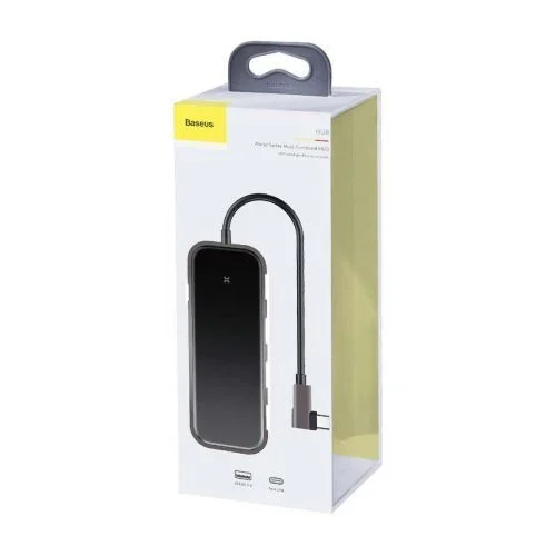Baseus CAHUB-EZ0G USB 3.2 Gen 1 (3.1 Gen 1) Type-A + Type-C 5120 Mbit/s Negro, Gris