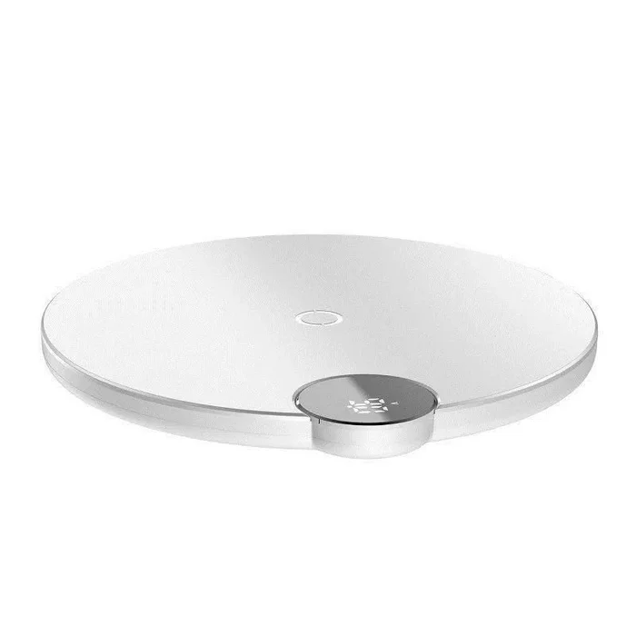 Baseus Digital LED Display – Wireless Charger Qi 10W (White)