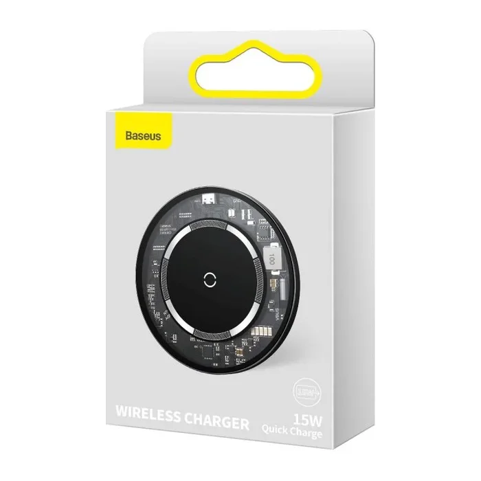 Baseus WXJK-E02 cargador de dispositivo móvil Teléfono móvil Blanco USB Cargador inalámbrico Interior