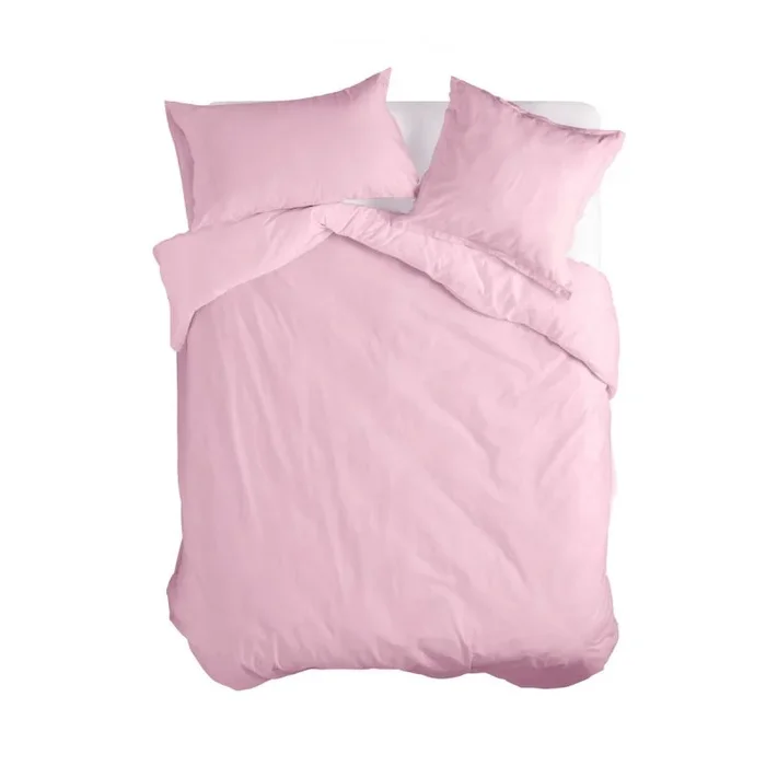 Basic Funda nórdica Rosa Palo Rosa Palo, 240×220 cm (Cama 150/160), 100% Algodón, Calidad de 150