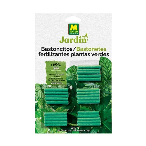 Bastoncitos fertilizantes para plantas verdes 45 g