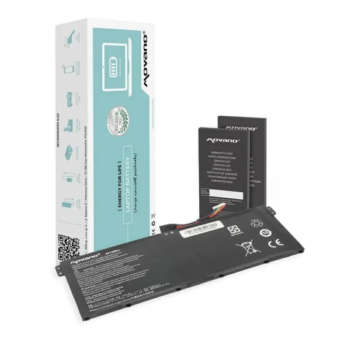 Batería compatible para portátil acer ap16m5j 7.4v 4800 mah movano