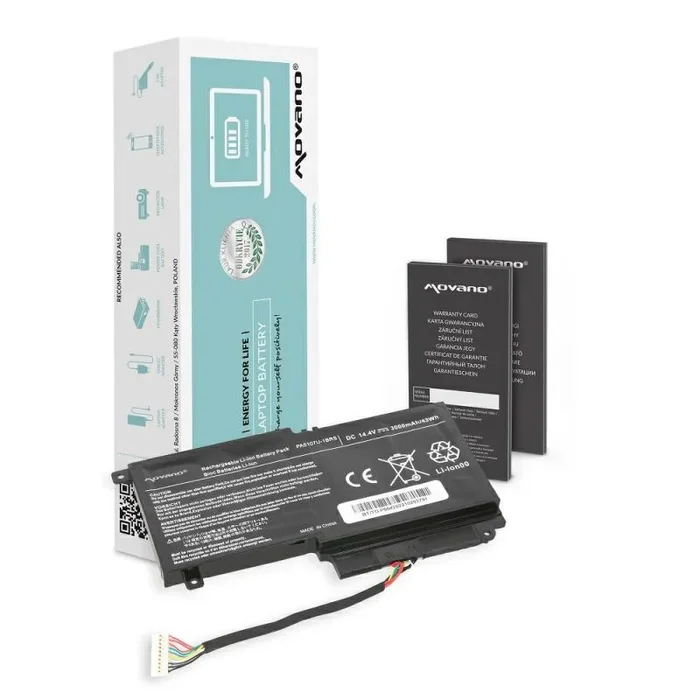Batería compatible para portátil toshiba pa5107u 14.4v 3000mah movano