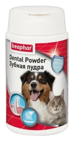 BEAPHAR – Polvo de Algas Marinas para Perros y Gatos – Ayuda a la higiene Dental y bucal – Polvo de Algas Marinas 100% Natural para el Cuidado Dental – Aliento Fresco – Sin Cepillo – 75 g