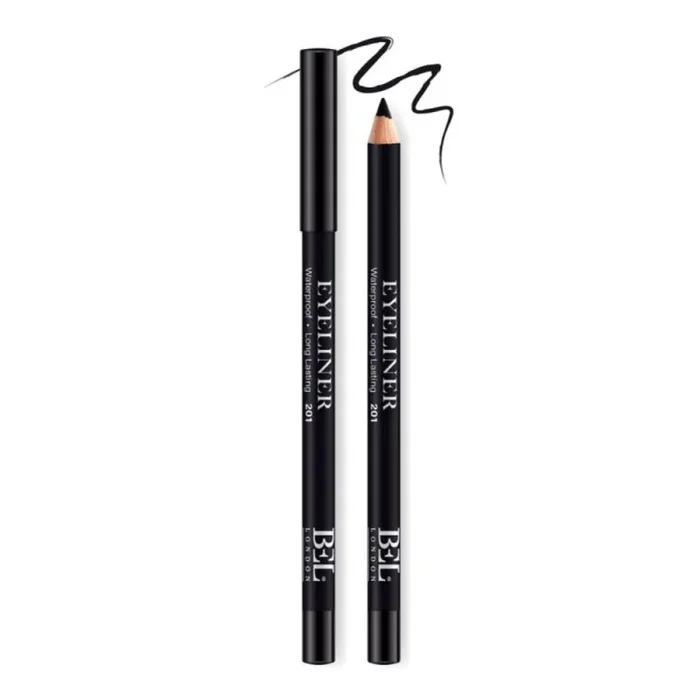 Bel london, bel london, hydrogenated vegetable oil, waterproof, colour, long lasting, gel pencil eyeliner, 201, black, 0.78 g