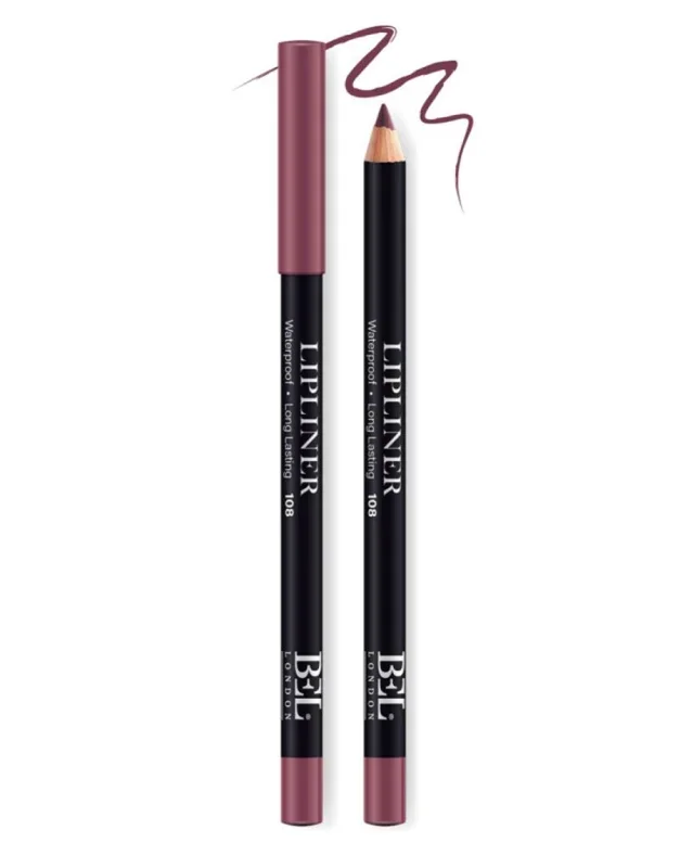 Bel london, bel london, hydrogenated vegetable oil, waterproof, contour, lip liner, 108, 0.78 g