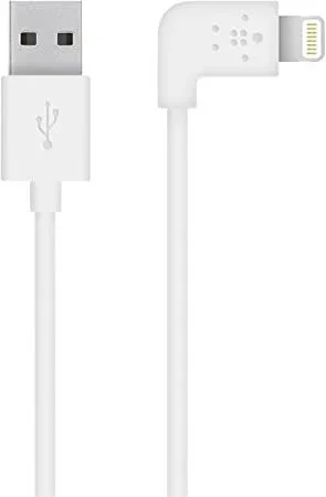 Belkin 90° right angled lightning cable 1,2 m white