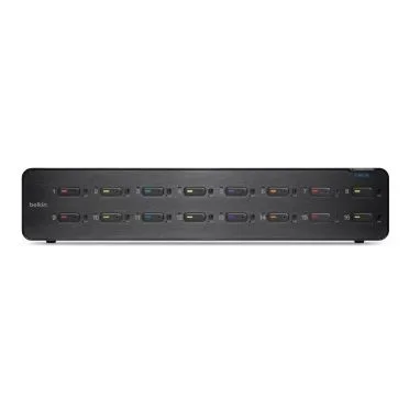 Belkin F1DN116C-3 interruptor KVM Montaje en rack Negro