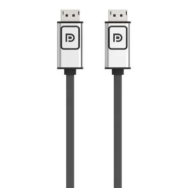 Belkin F2CD000BT3M cable DisplayPort 3 m Negro, Plata