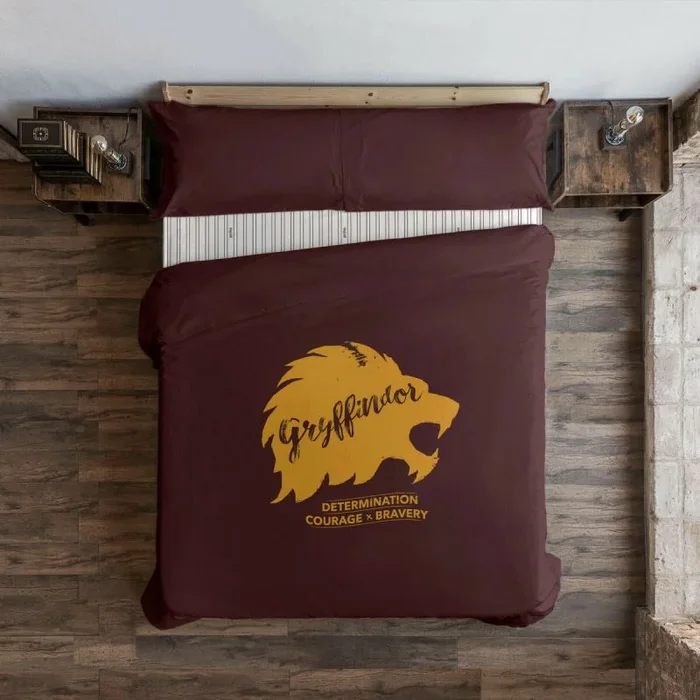 BELUM | Funda nórdica Harry Potter, Funda nórdica con Botones 100% algodón Modelo Gryffindor Values para Cama de 135/140 (220×220 cm)