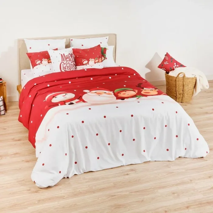 BELUM | Funda Nórdica Navidad para Cama de 180 – Medida Funda Nórdica Navidad 260×240 – Funda Nórdica Navidad 100% Made in Spain Modelo Laponia 54