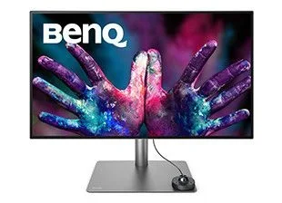BenQ PD3220U Monitor Designer (AQCOLOR Technology, 32 pulgadas, 4K UHD, P3 Wide Color, Thunderbolt 3, HDR, KVM, Compatible para MacBook Pro M1/M2), Color Gris oscuro