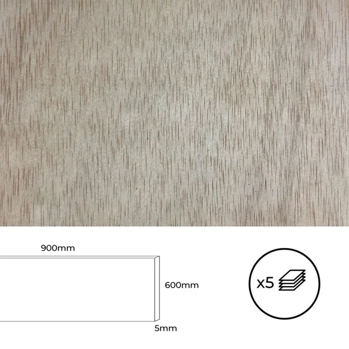 BERTINI 03913 Set 5 TABLEROS MDF 900x600x5mm, Multicolor