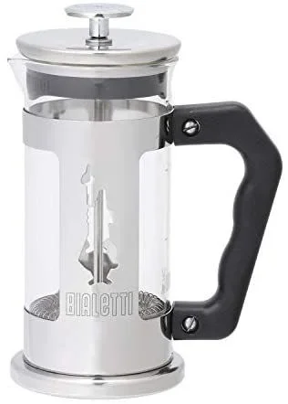 Bialetti 0003160 cafetera manual Juego de prensa francesa 0,35 L Negro, Acero inoxidable