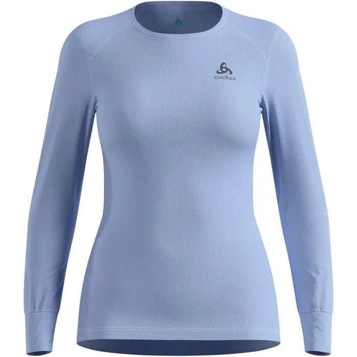 Bielizna termoaktywna z długim rękawem odlo bl top crew neck l/s active warm roz. s niebiesko-szara