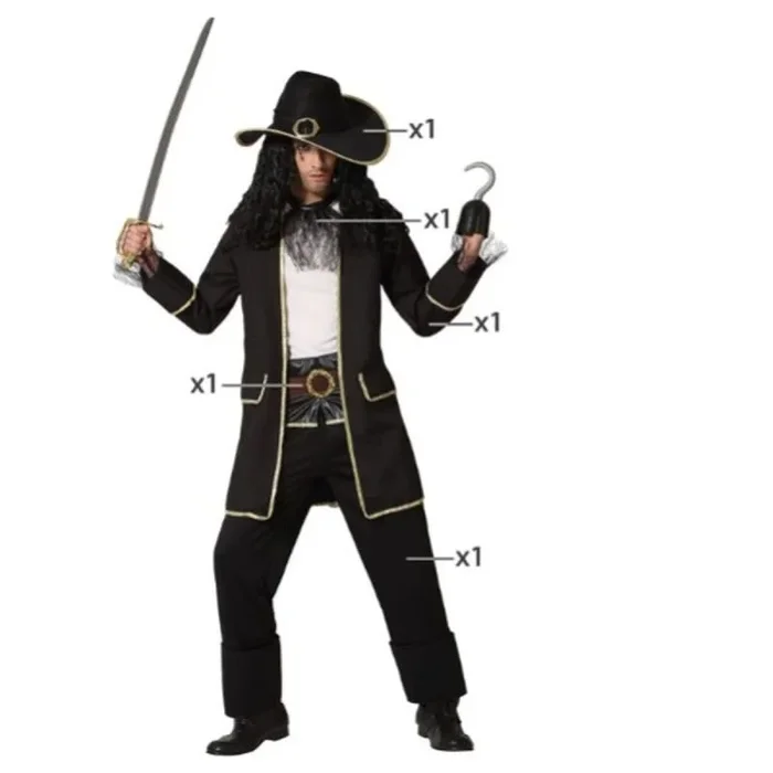 BigBuy Carnival Disfraz para Adultos Pirata – Marca EAN: 8422259725664 – Talla: XS/S