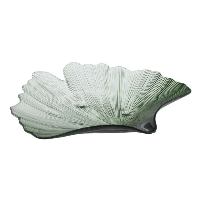 BigBuy Home Bandeja Verde Concha 33 x 31 cm