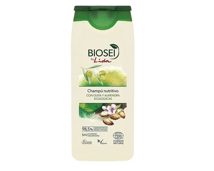 Biosei oliva & almendras ecocert champú 500 ml