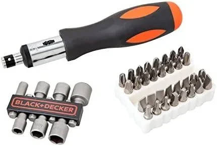 Black & Decker A7062 destornillador manual Destornillador múltiple Destornillador de trinquete