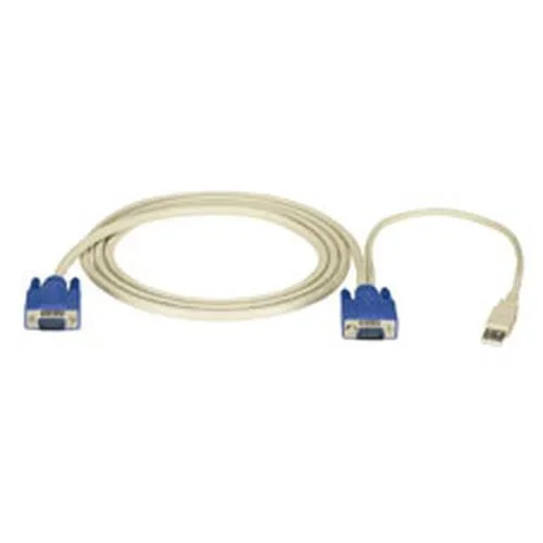Black Box EHN9000U-0015 cable para video, teclado y ratón (kvm) Blanco 4,5 m