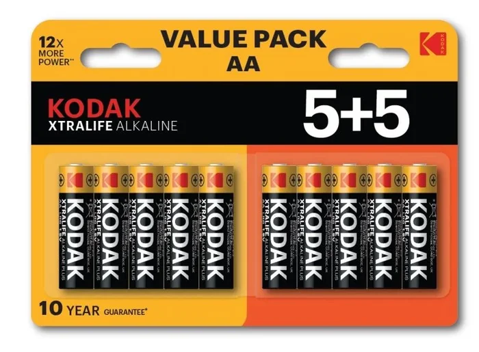 Blister Pilas Kodak ALCALINA XTRALIFE AA LR6 – Blister 5+5